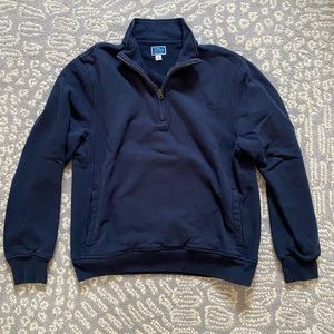 J.Crew Navy Quarter Zip Sweatshirt